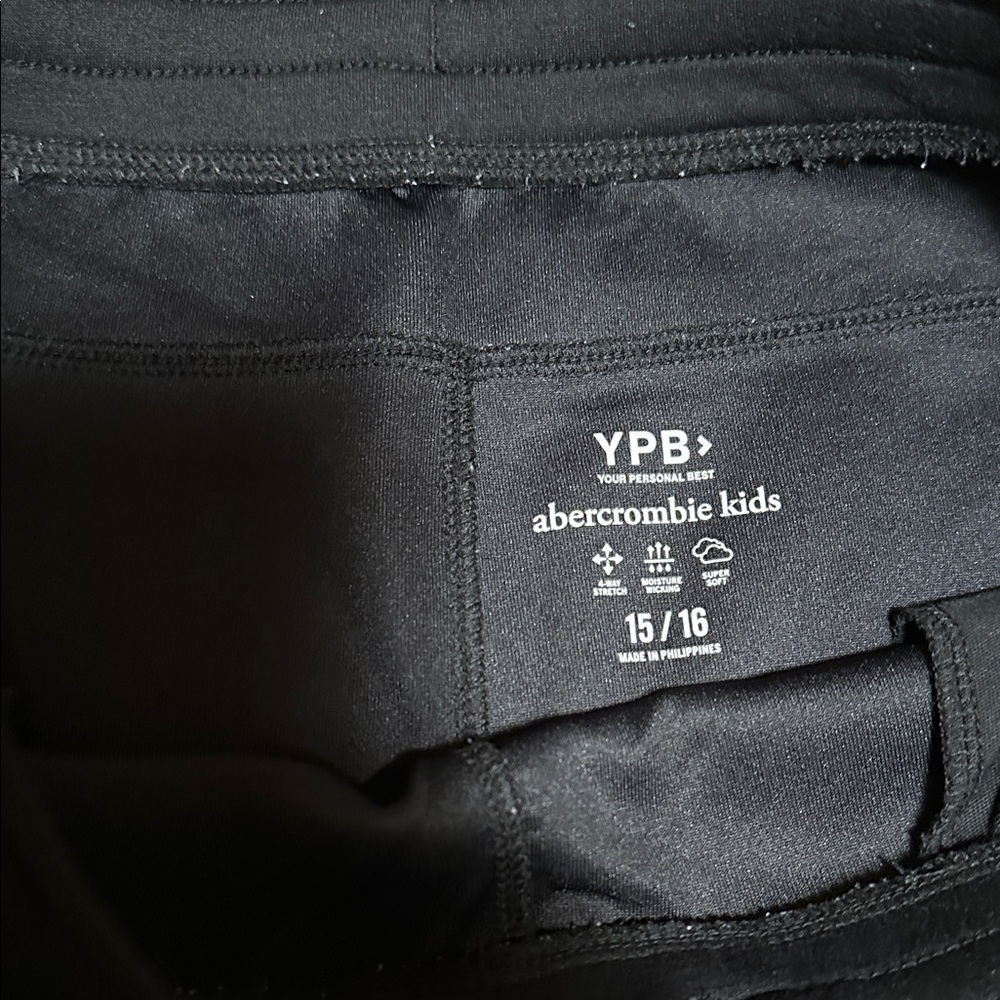 Abercrombie Kids YPB Black Activewear